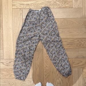 Floral Patterned Kids Joggers